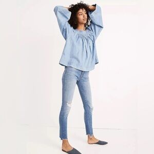 Madewell 9” High Rise Distressed Skinny Jeans 27 TL